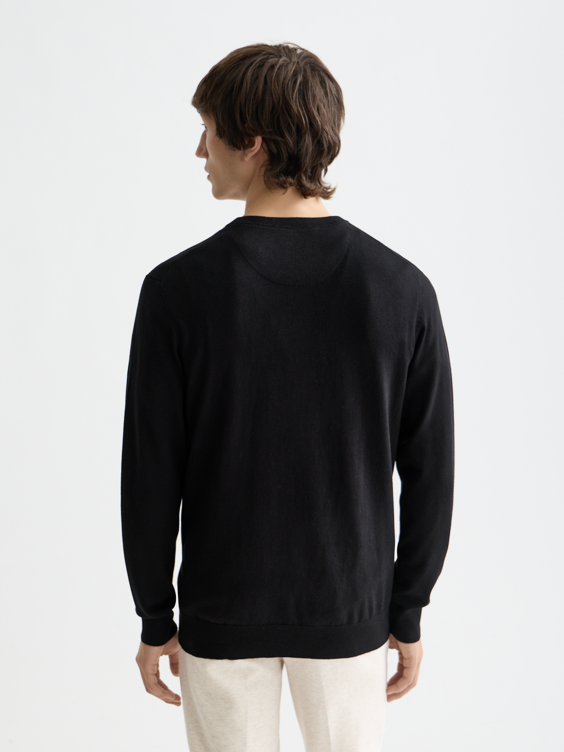 Viscose crewneck pullover - Scotch & Soda NZ