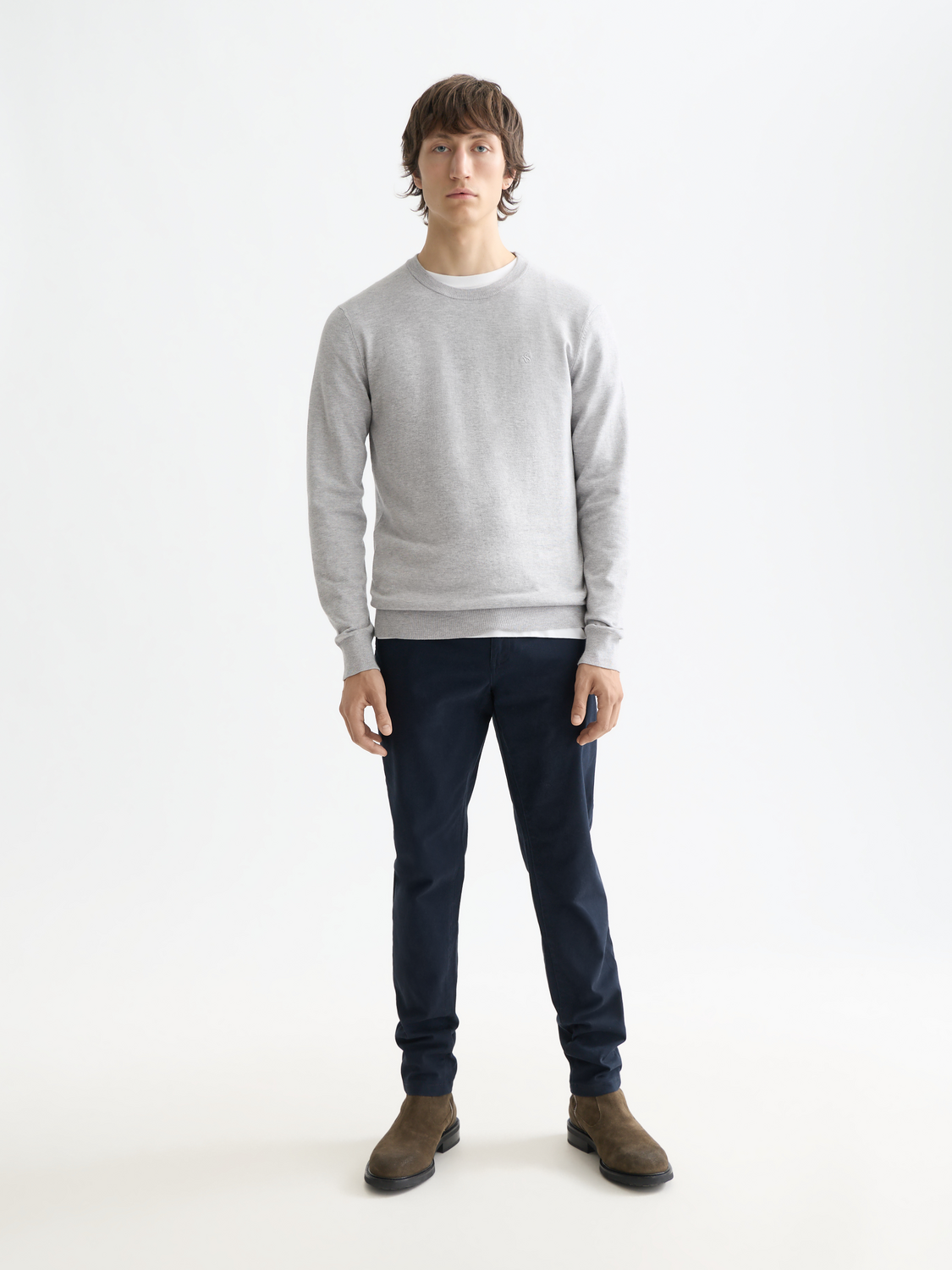 Viscose crewneck pullover - Scotch & Soda NZ