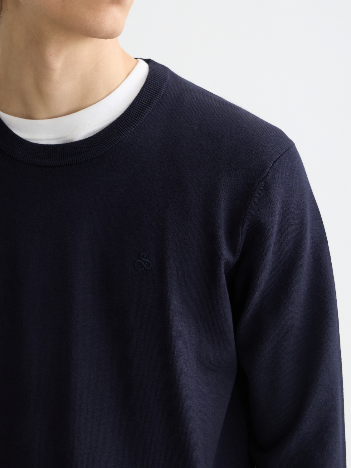 Viscose crewneck pullover - Scotch & Soda NZ