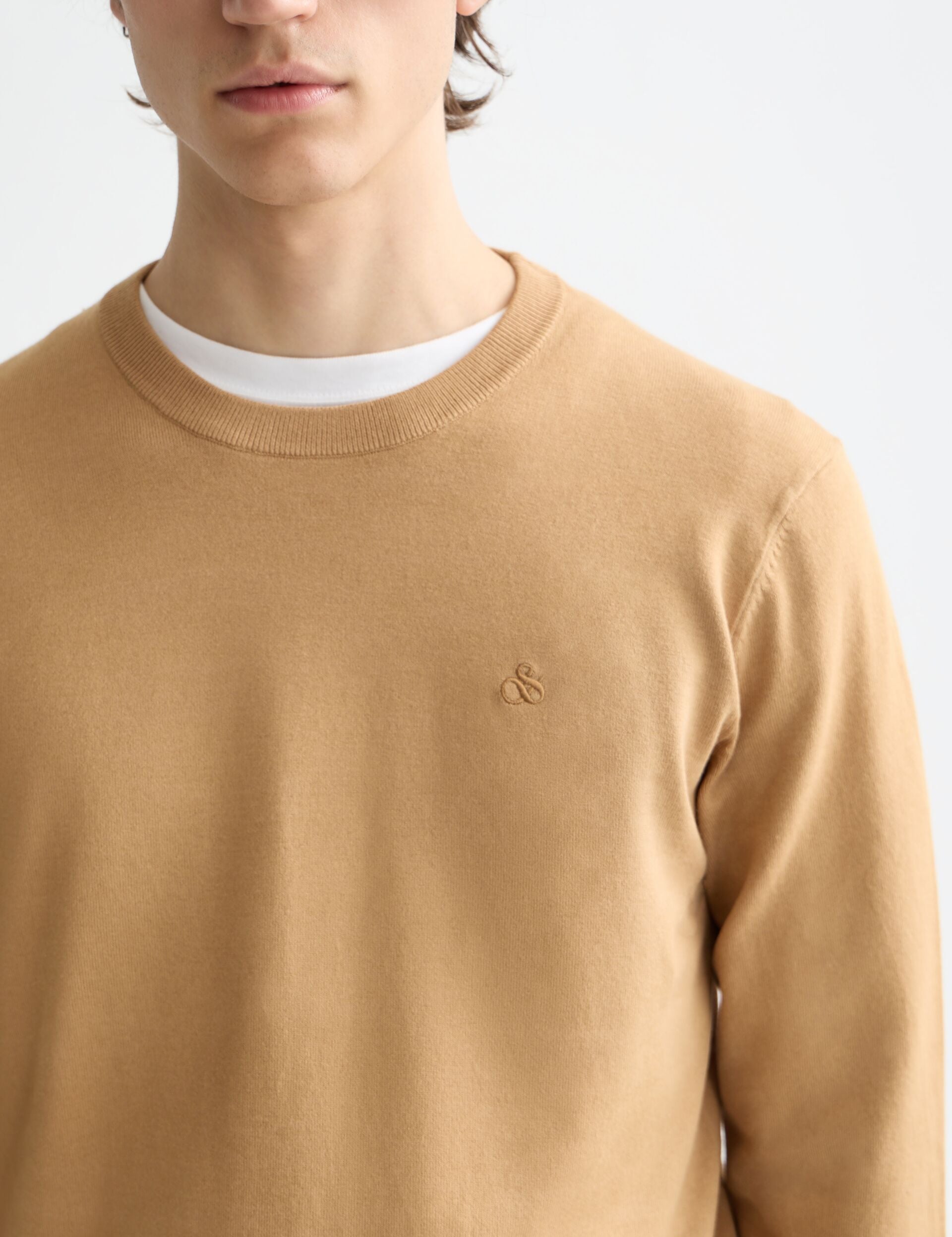 Viscose crewneck pullover - Scotch & Soda NZ