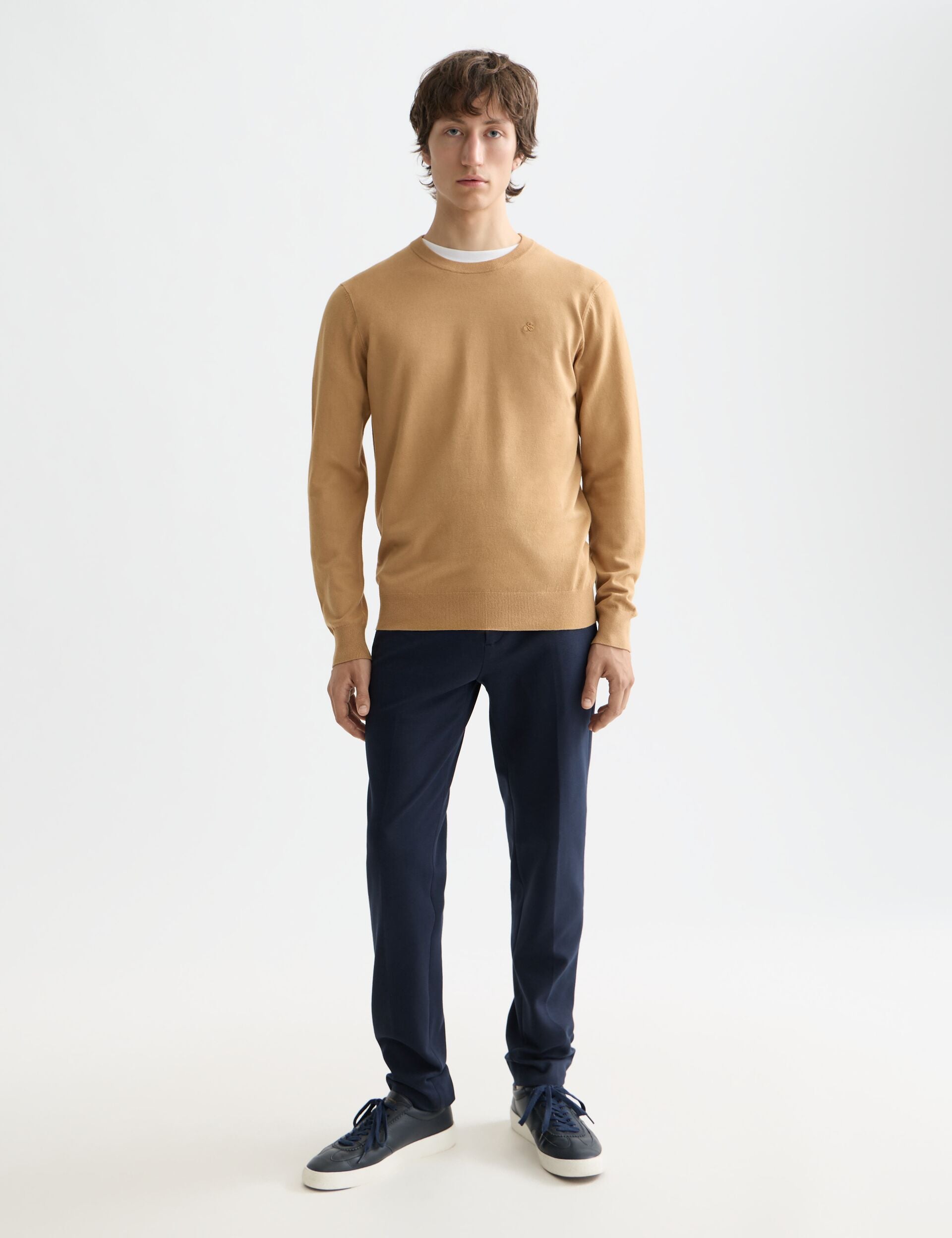 Viscose crewneck pullover - Scotch & Soda NZ