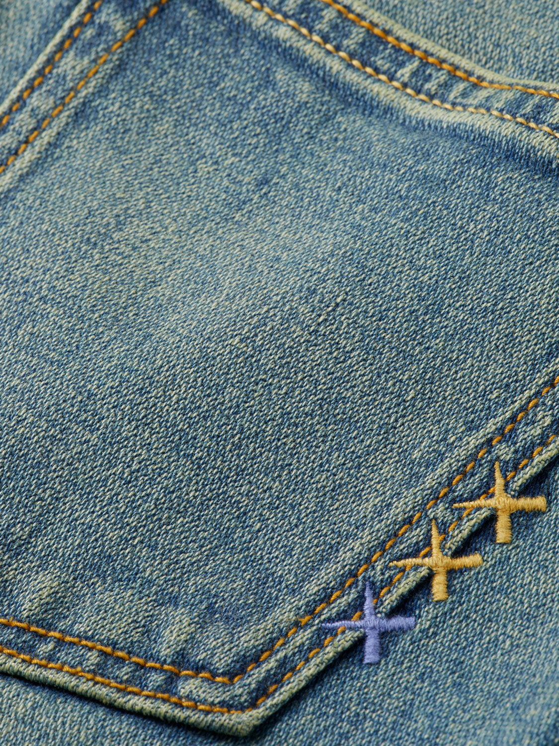 Kids' loose-fit denim jeans by Scotch & Soda, shown in a casual style with a relaxed fit and classic blue denim fabric.