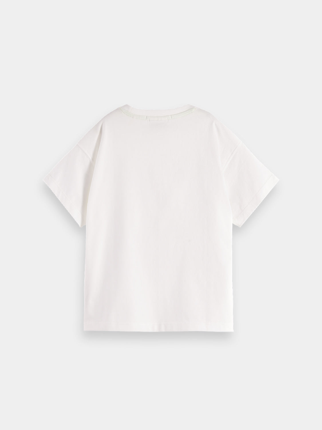 Kids - Cropped artwork t-shirt - Scotch & Soda NZ