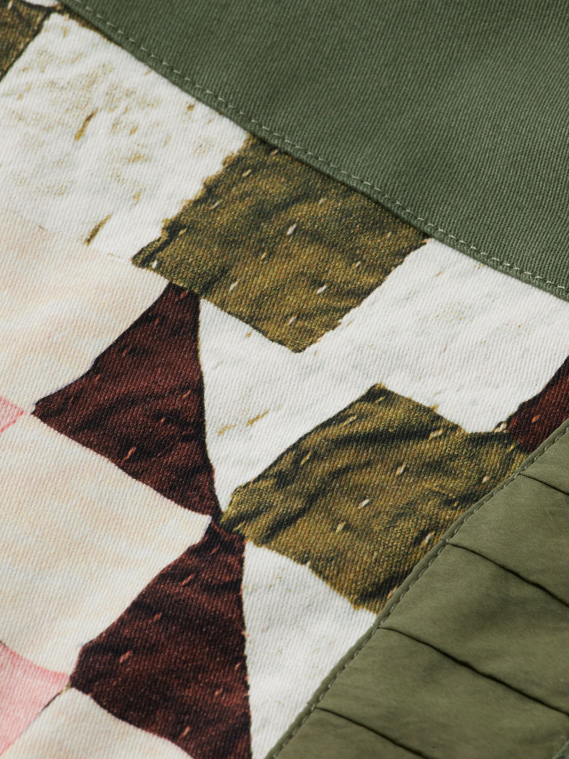 Kids patchwork gilet by Scotch & Soda featuring colorful fabric panels and a cozy sleeveless design.