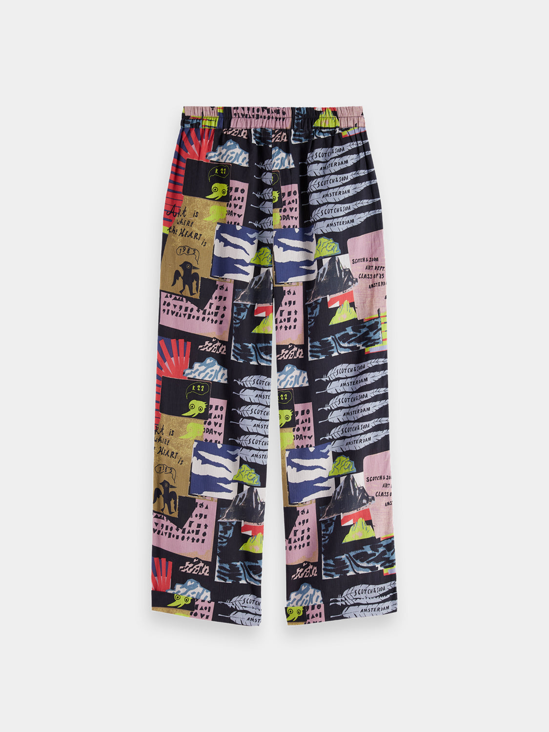 Kids - All-over printed pants - Scotch & Soda NZ