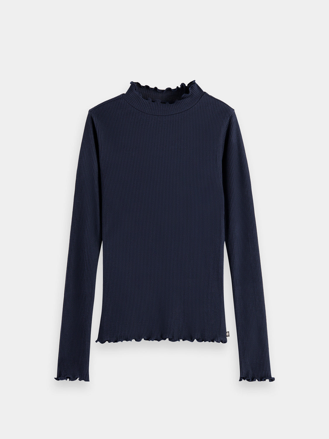 Kids - Slim fit mock neck - Scotch & Soda NZ