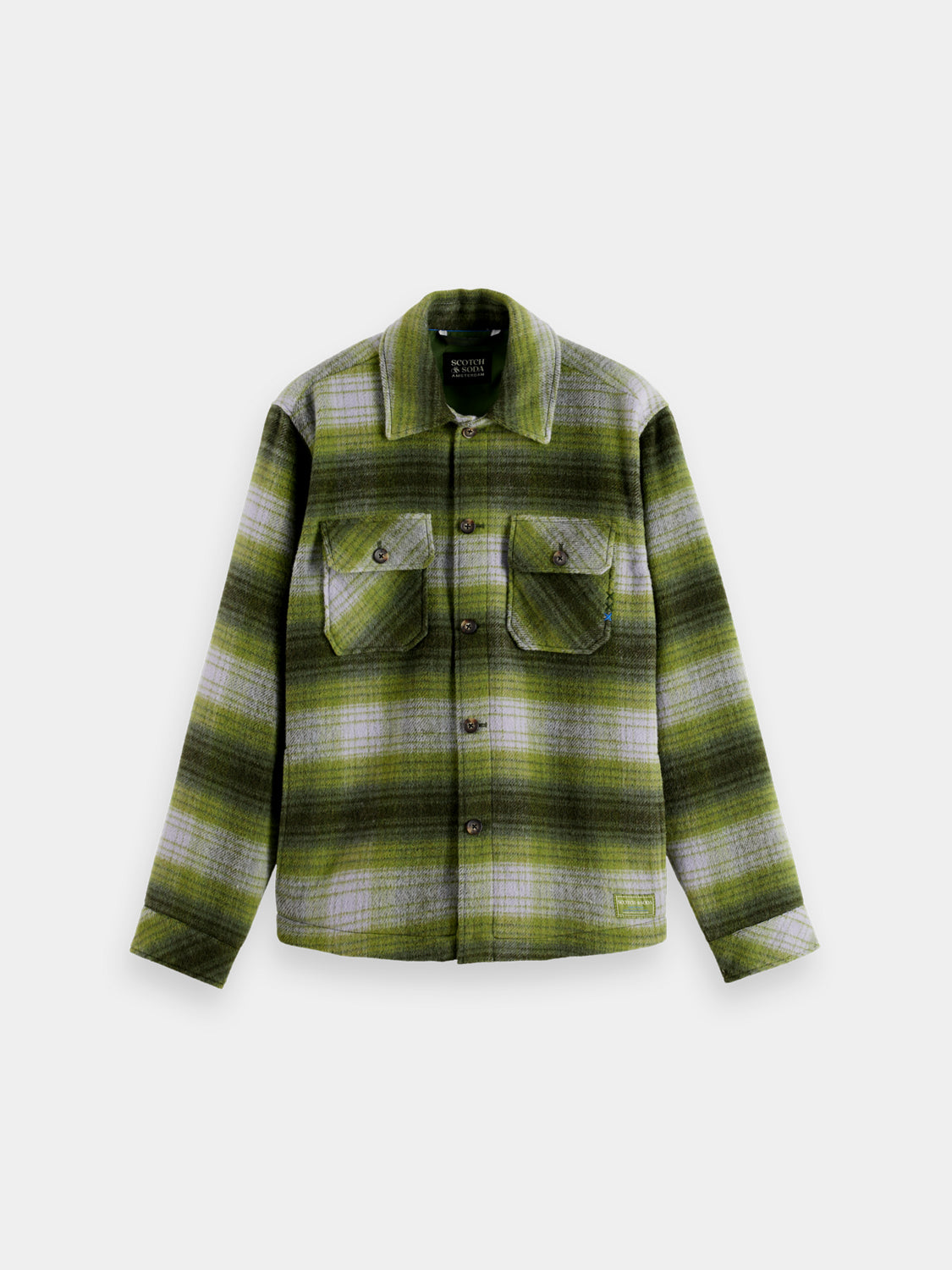 Check overshirt - Scotch & Soda NZ