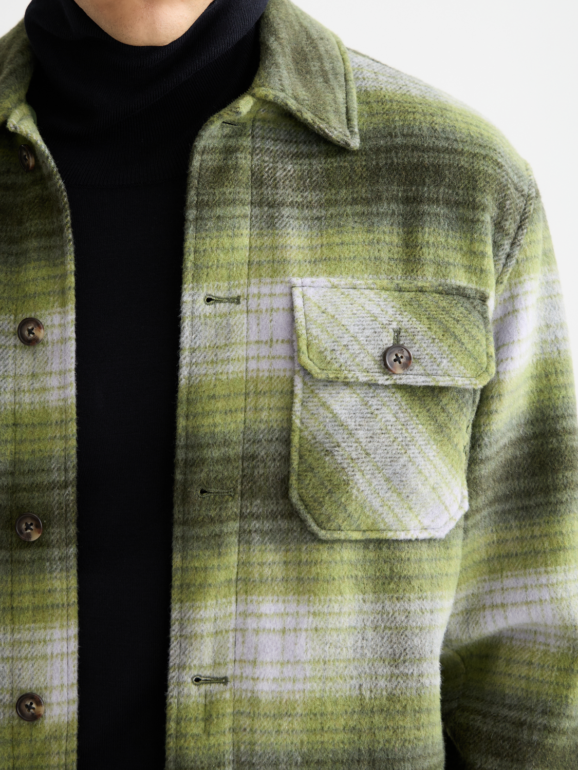 Check overshirt - Scotch & Soda NZ