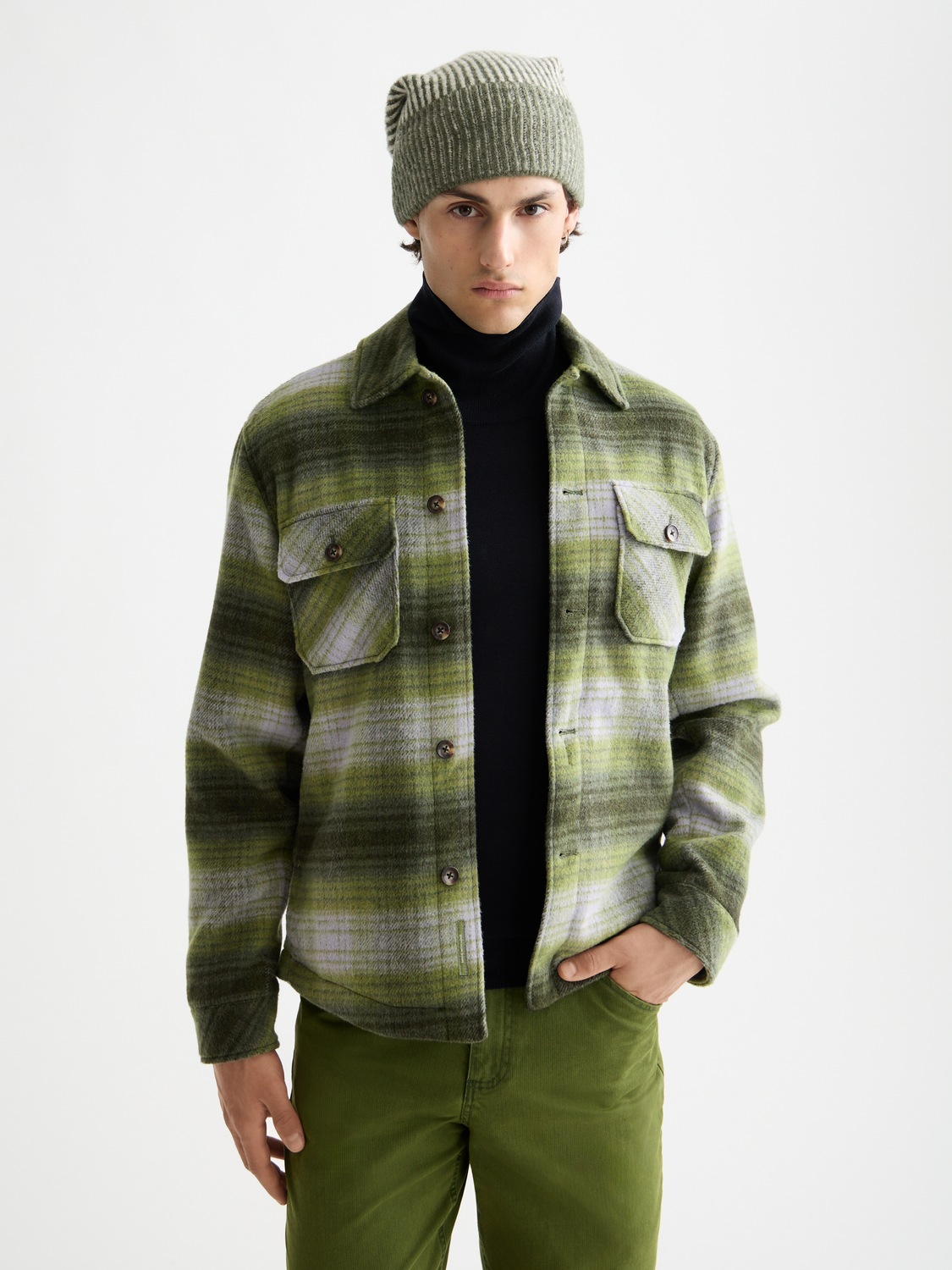 Check overshirt - Scotch & Soda NZ