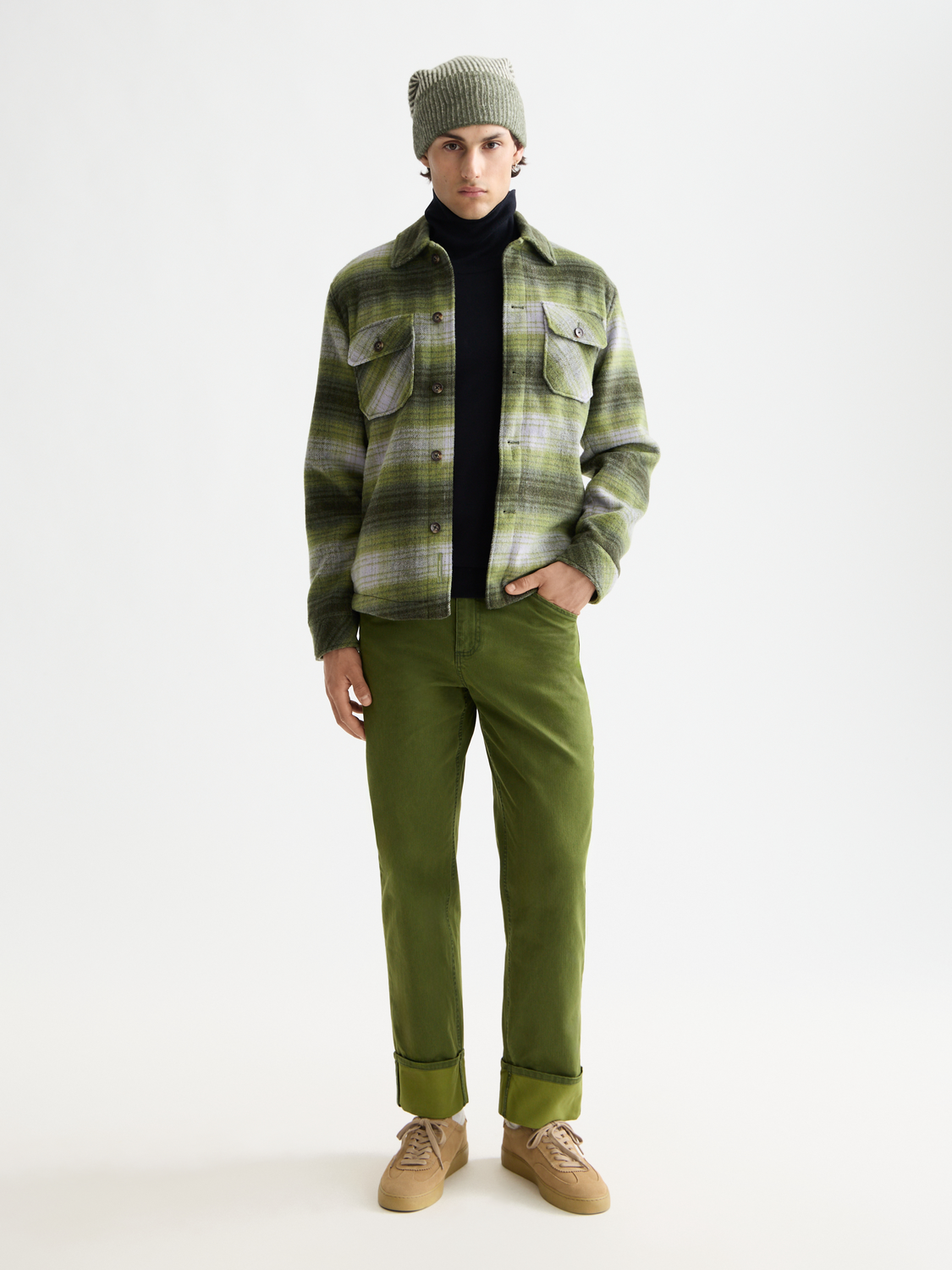 Check overshirt - Scotch & Soda NZ