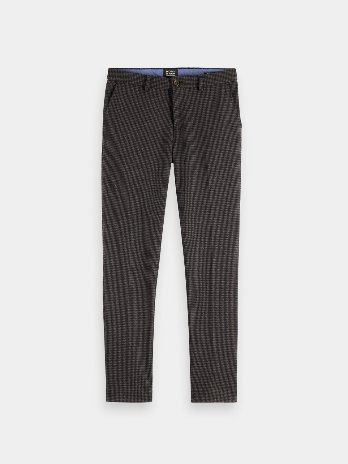 Slim-fit Scotch & Soda Mott chinos pants in a super slim style, featuring a modern design and classic fit for versatile wear.