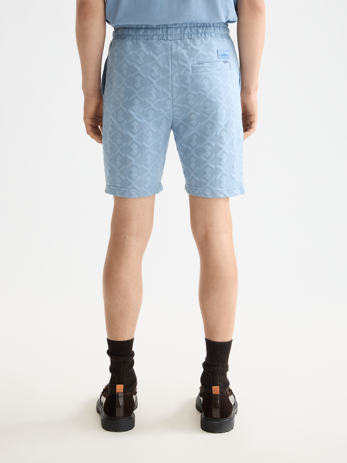 Jacquard terry sweatshorts - Scotch & Soda NZ