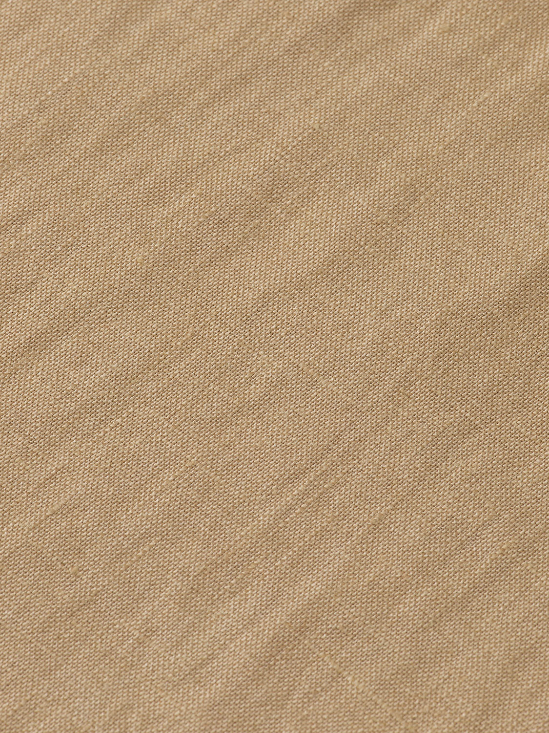 Long sleeve linen shirt by Scotch & Soda, featuring a relaxed fit and natural fabric, shown on a hanger.