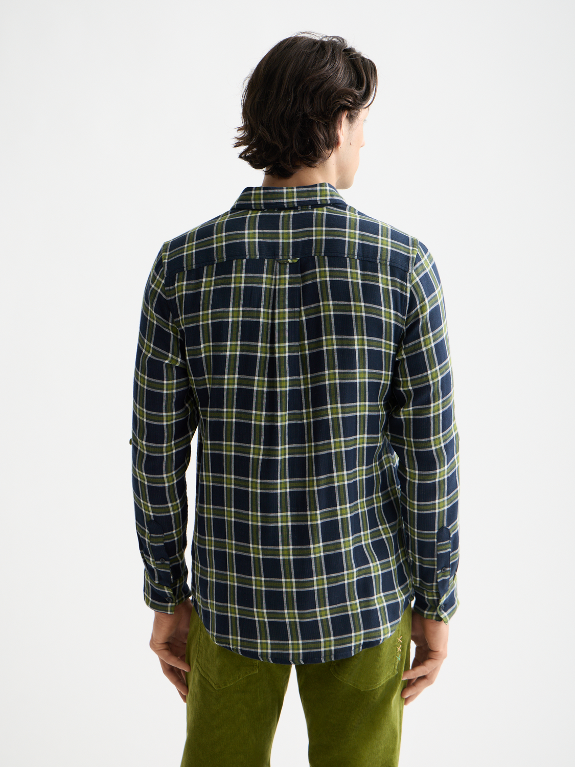 Double face check shirt - Scotch & Soda NZ