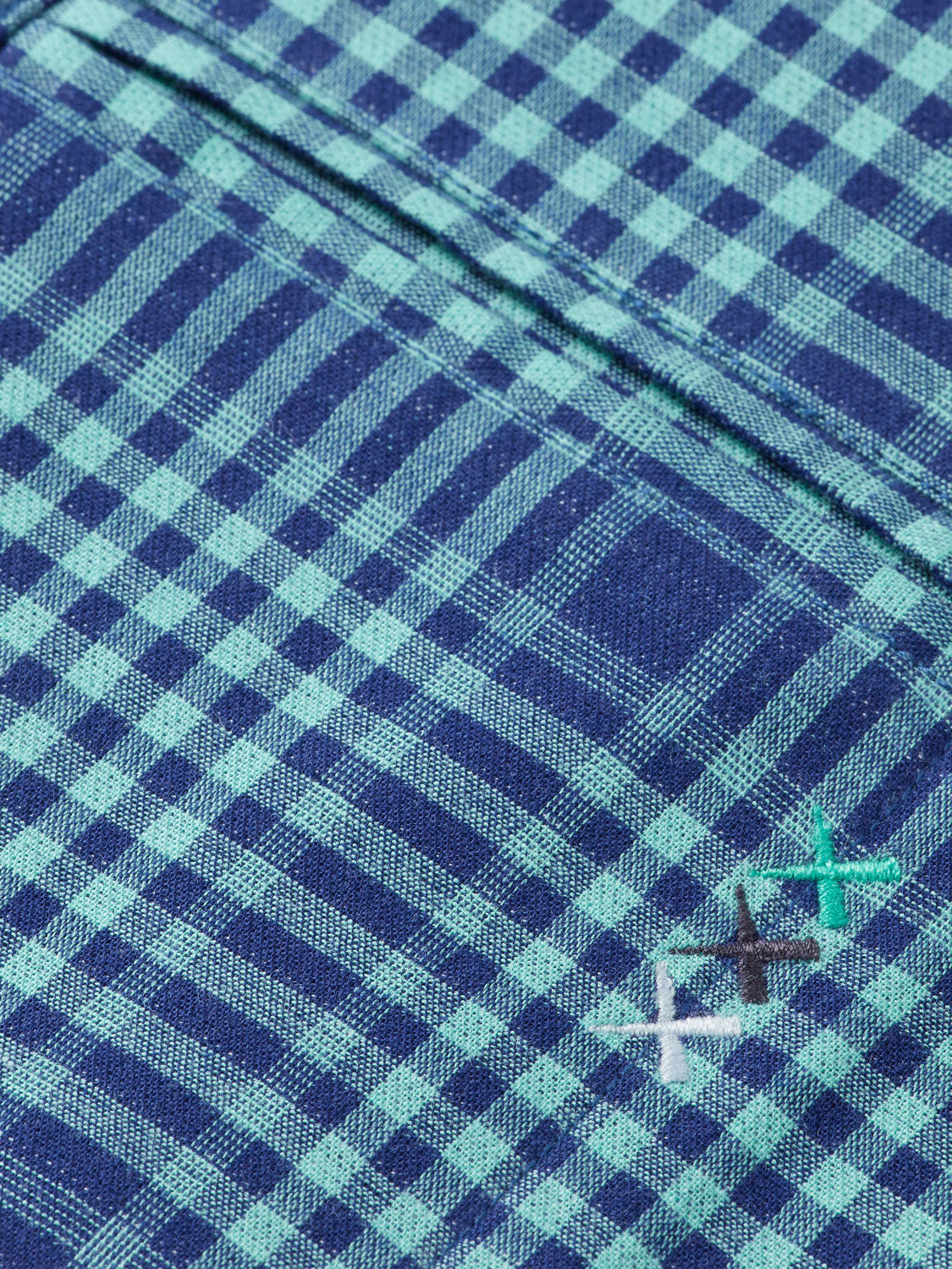 Long sleeve Scotch & Soda shadow check double face shirt featuring a stylish plaid pattern and versatile design.