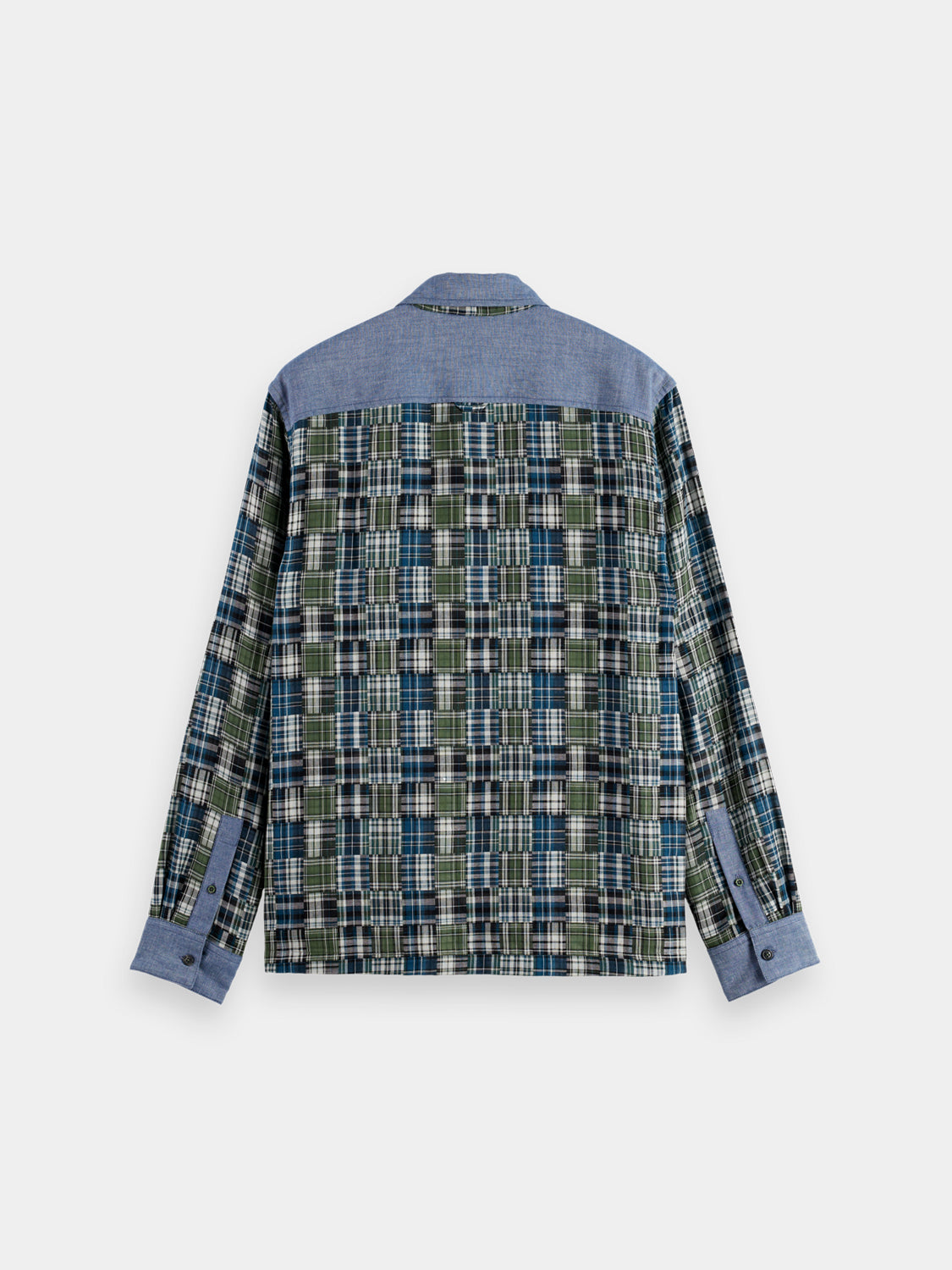 Patchwork flannel shirt - Scotch & Soda NZ