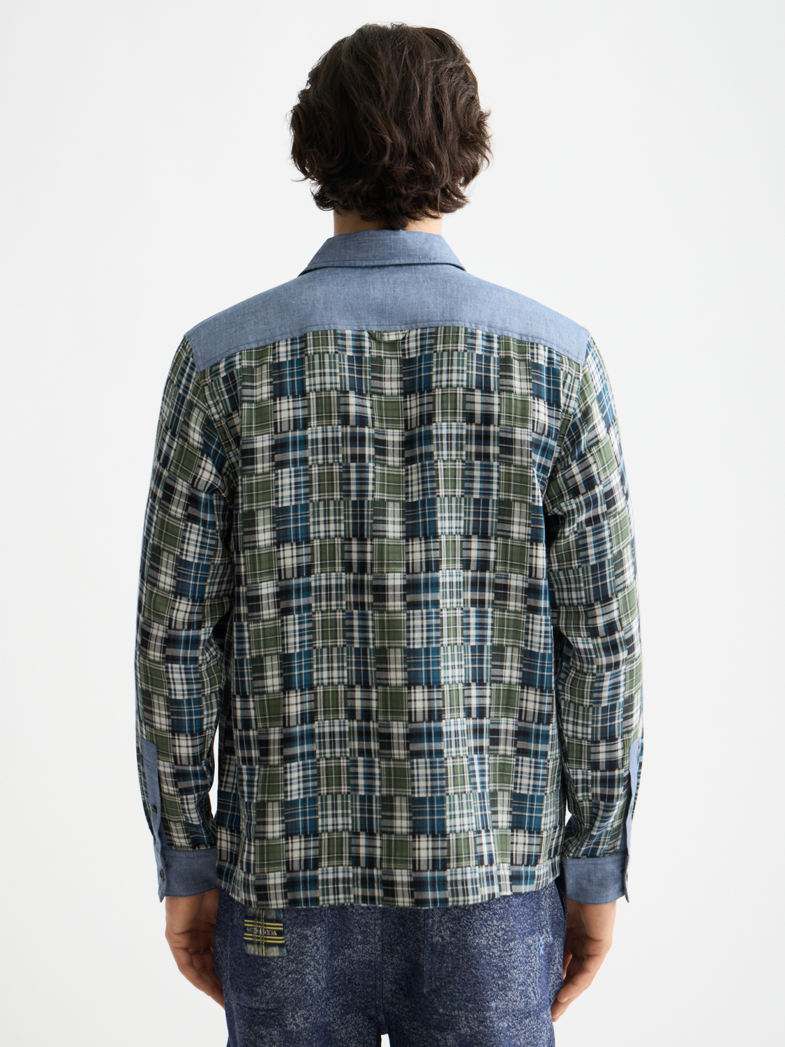 Patchwork flannel shirt - Scotch & Soda NZ
