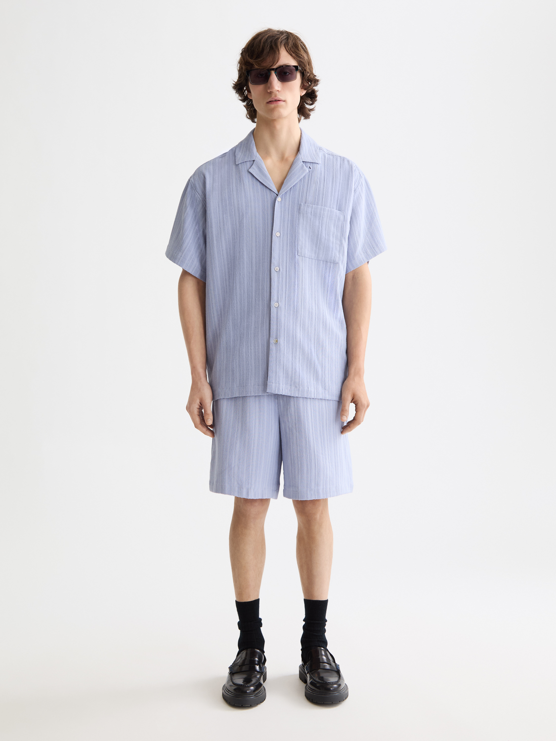 Striped short sleeved shirt - Scotch & Soda NZ