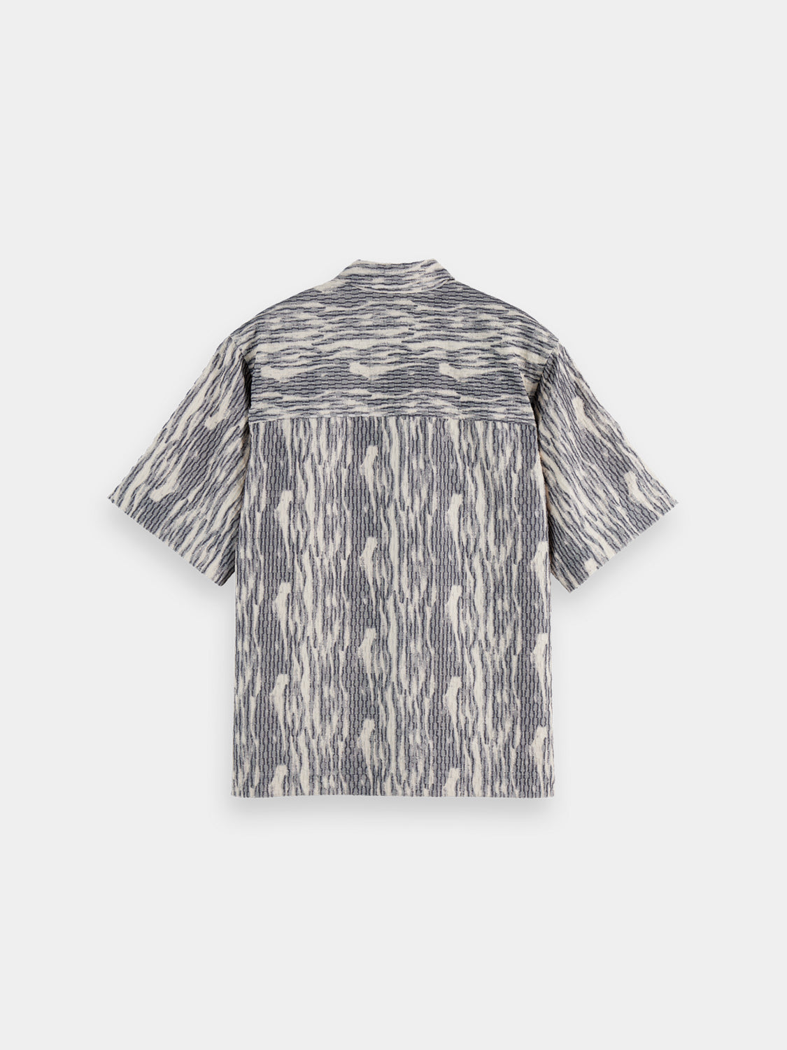 Jacquard short sleeved shirt - Scotch & Soda NZ