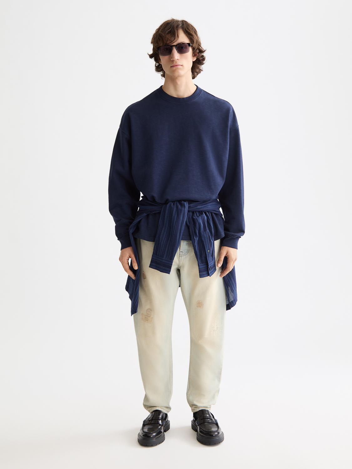 Garment-dyed sweatshirt - Scotch & Soda NZ