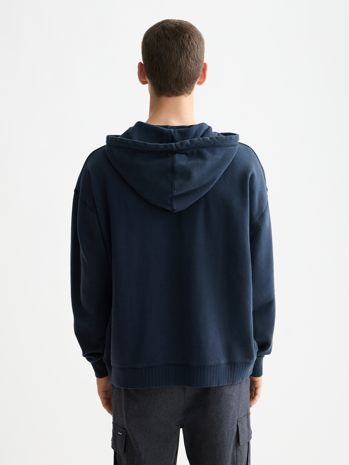 Scotch & Soda Artwork hoodie with graphic sweats, front and back view showing stylish design and comfortable fit.