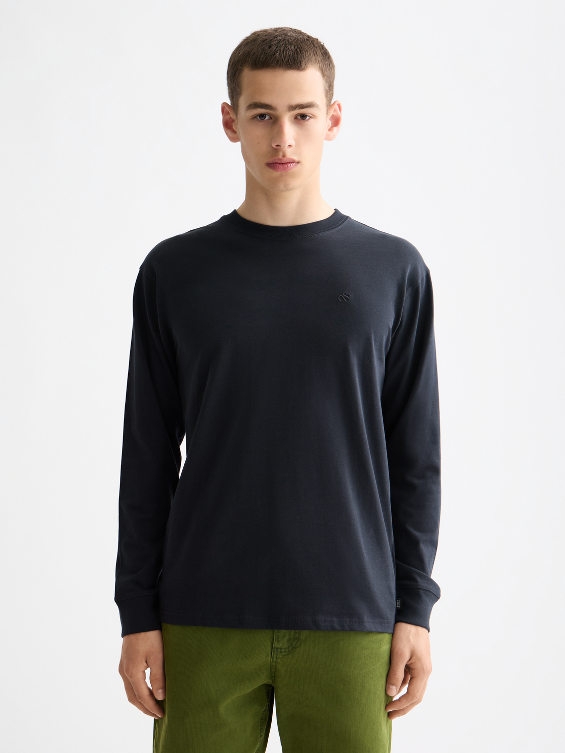 Logo long sleeved t-shirt - Scotch & Soda NZ