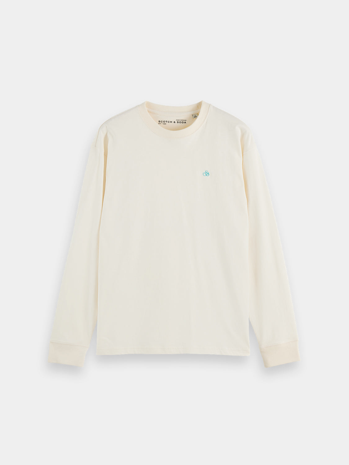 Logo long sleeved t-shirt - Scotch & Soda NZ