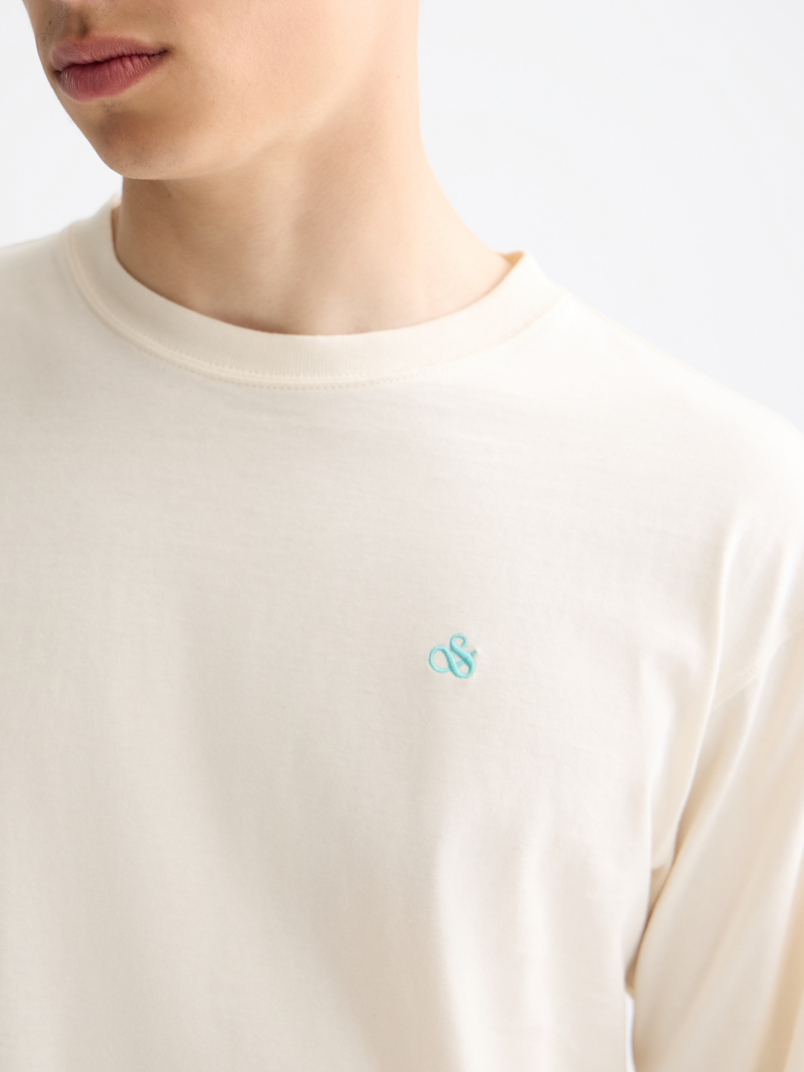 Logo long sleeved t-shirt - Scotch & Soda NZ