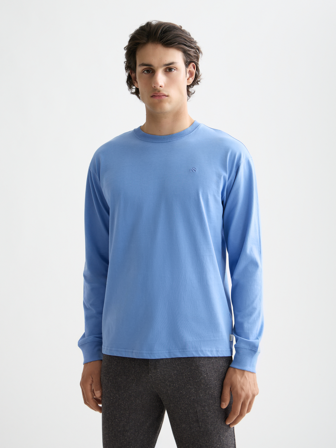 Logo long sleeved t-shirt - Scotch & Soda NZ