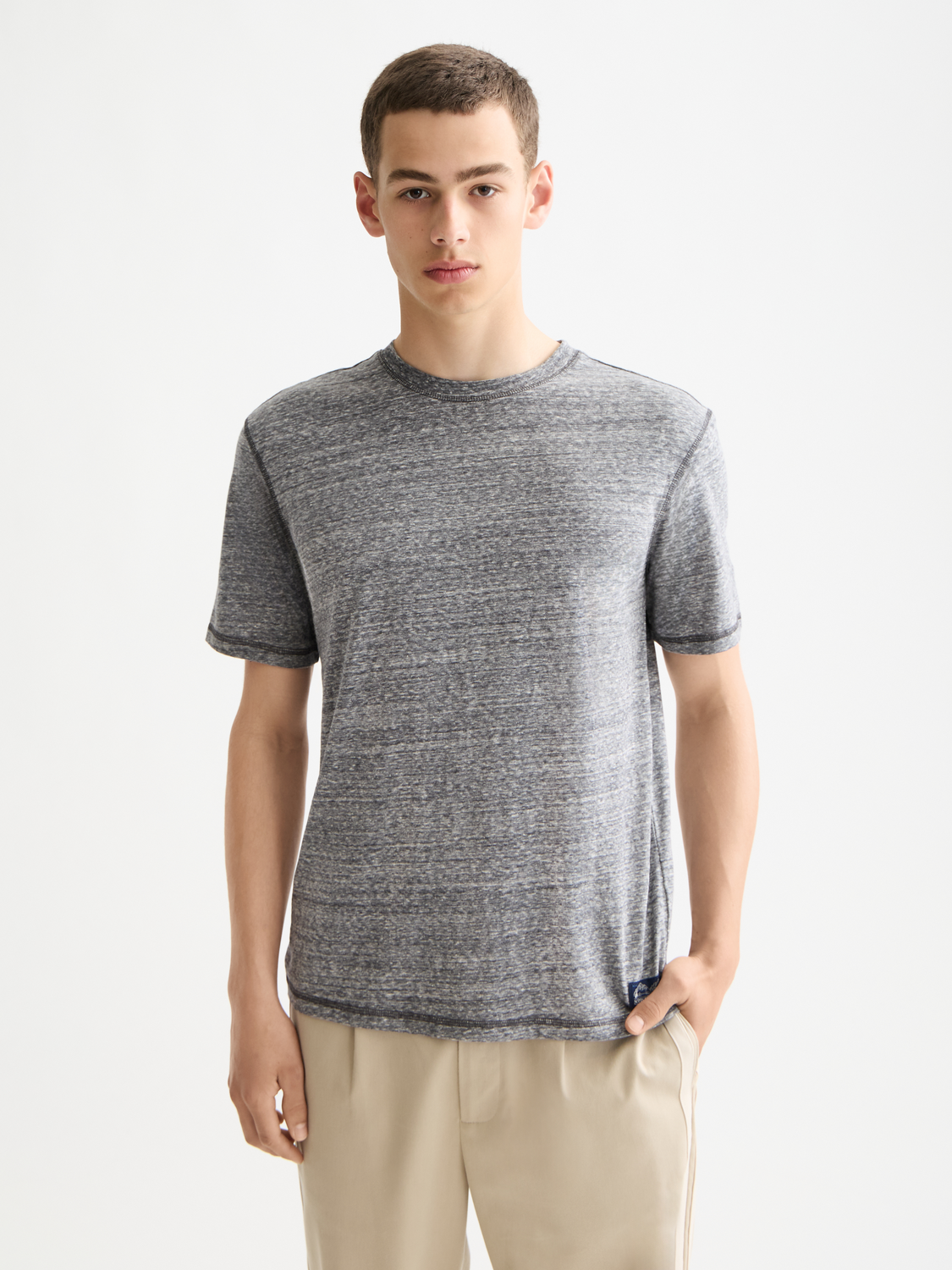 Melange t-shirt - Scotch & Soda NZ