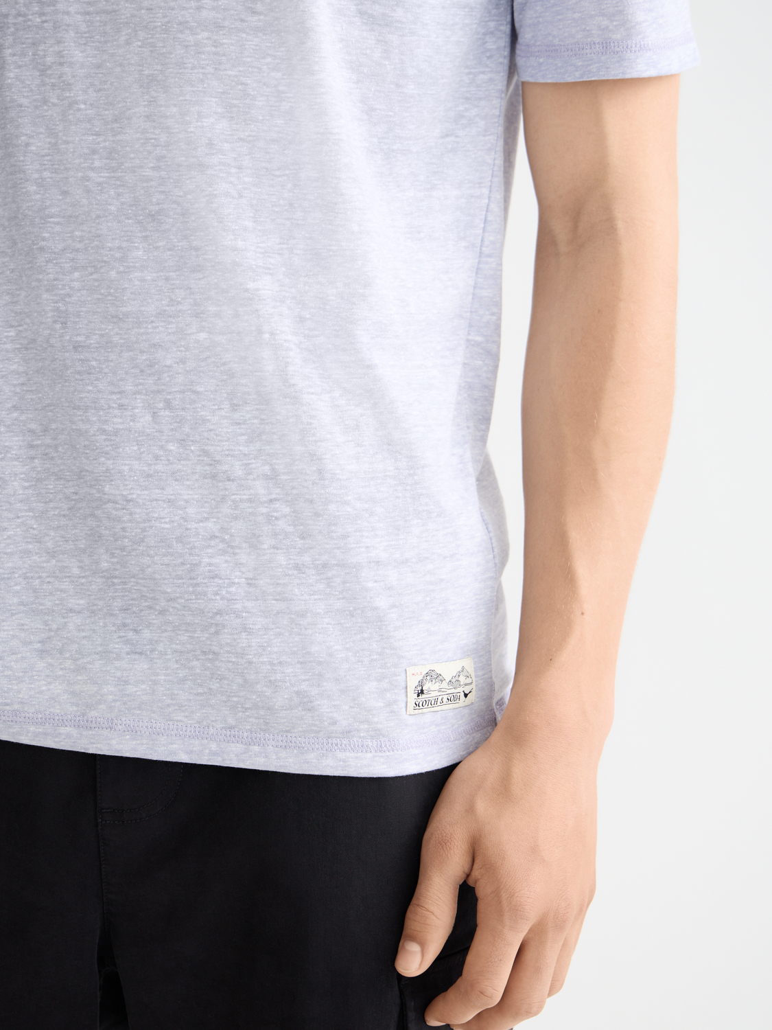 Melange t-shirt - Scotch & Soda NZ