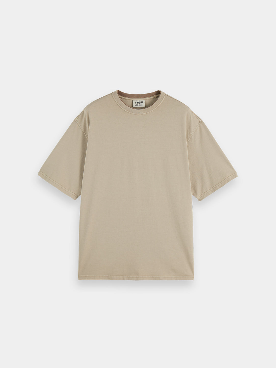 Garment-dyed t-shirt - Scotch & Soda NZ
