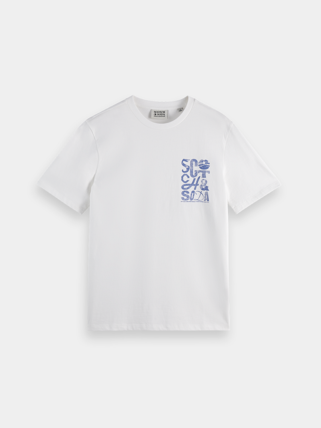 Chest logo t-shirt - Scotch & Soda NZ