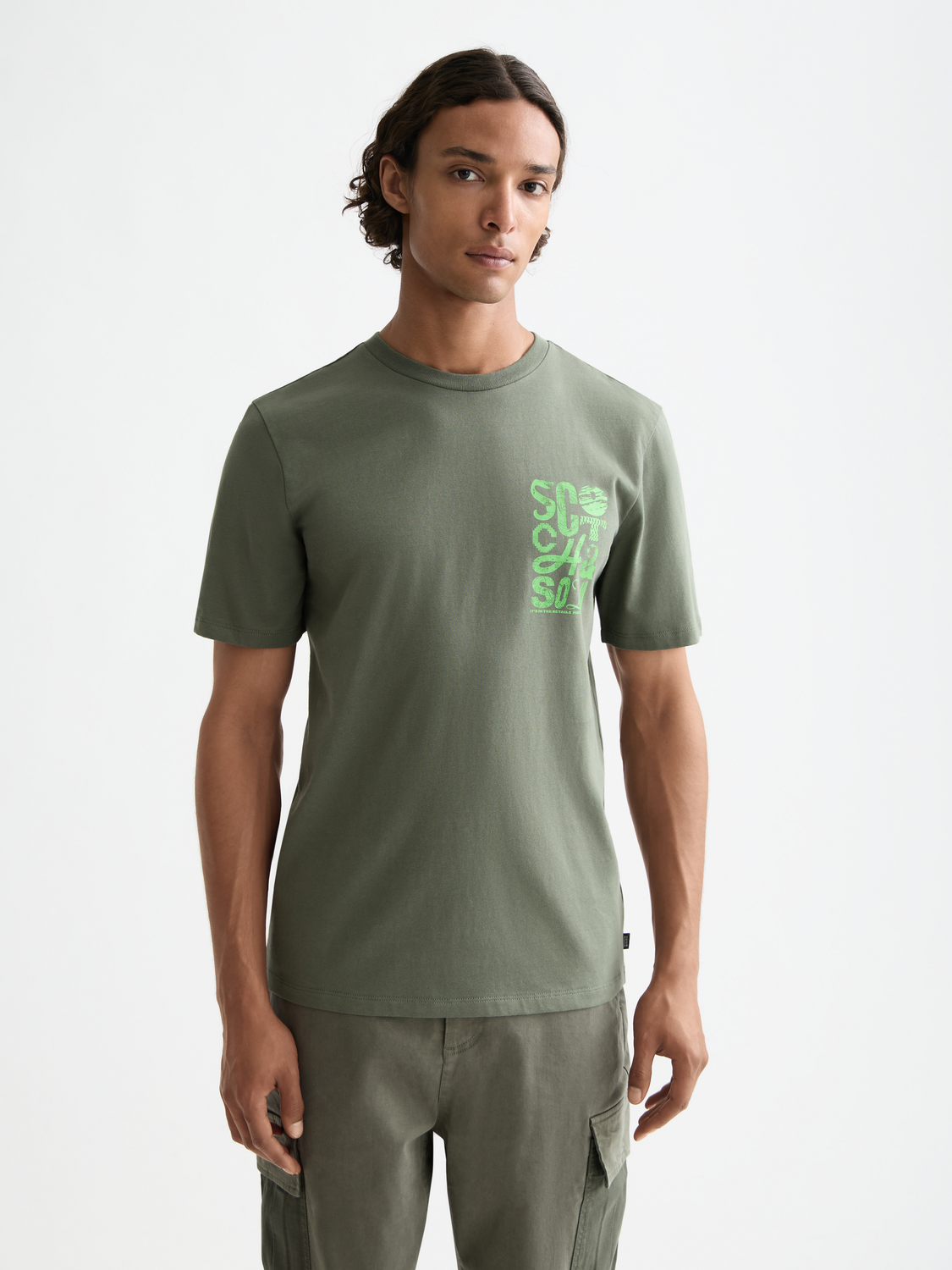 Chest logo t-shirt - Scotch & Soda NZ