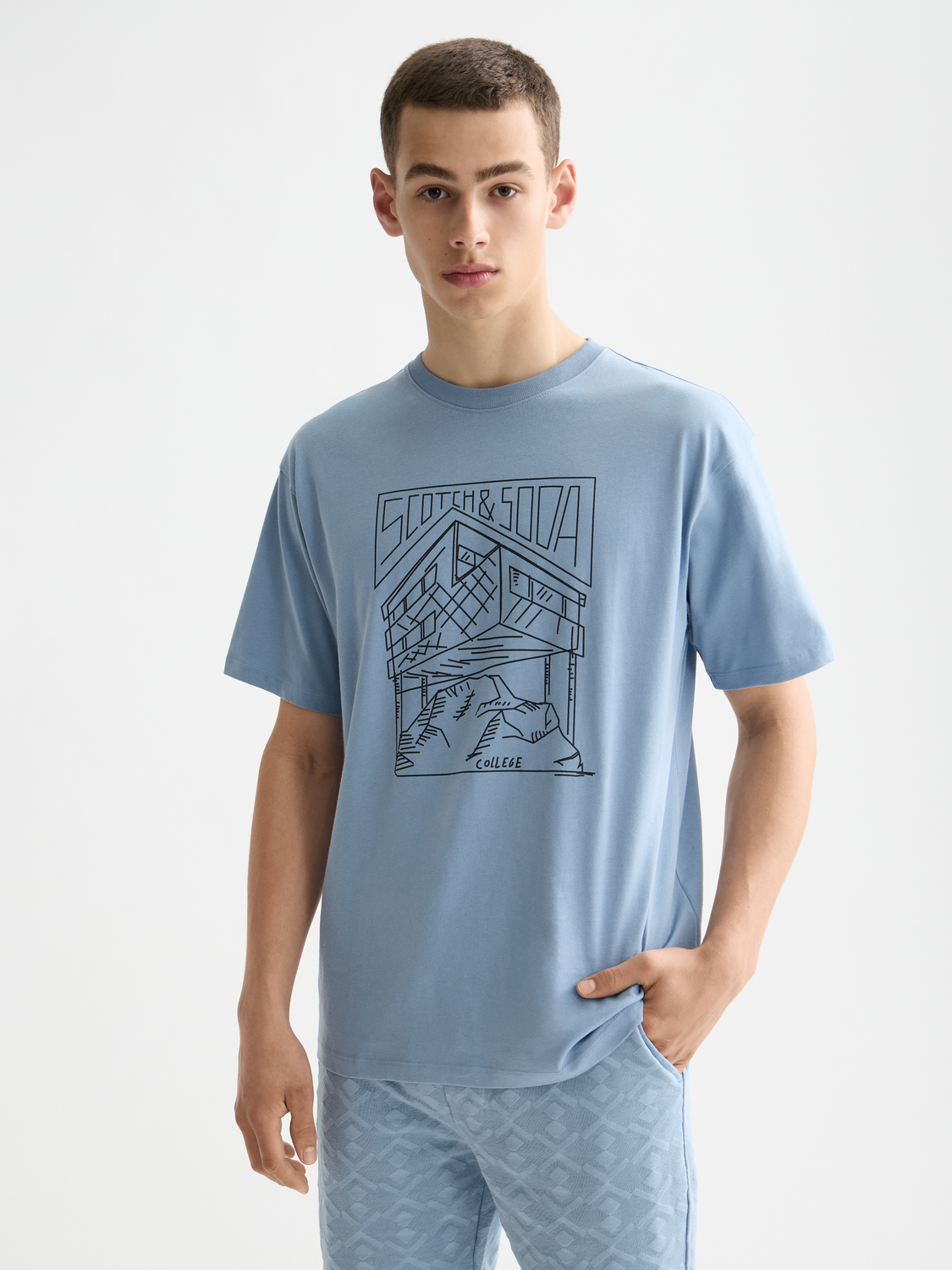 Graphic t-shirt - Scotch & Soda NZ