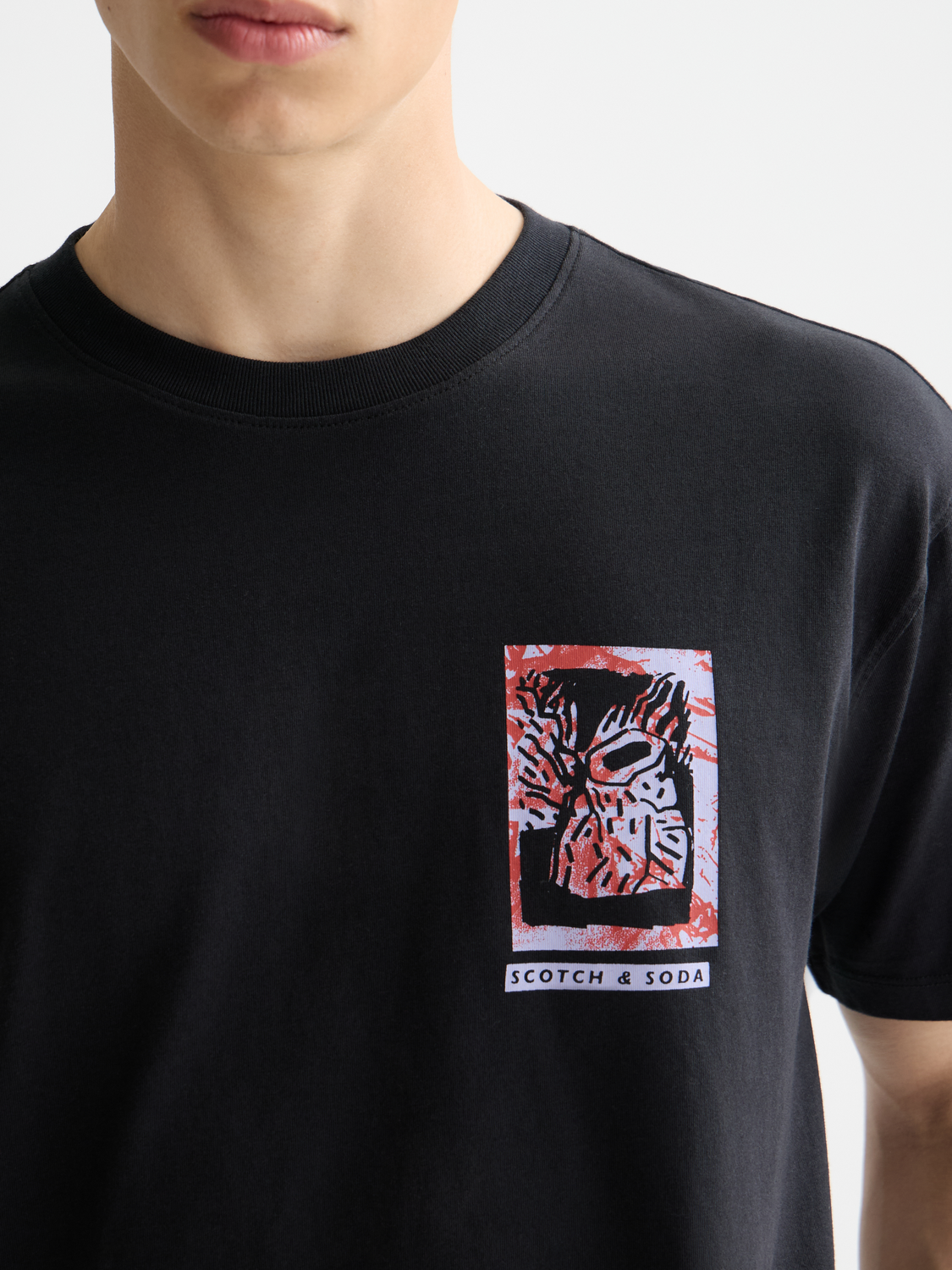 Artwork t-shirt - Scotch & Soda NZ