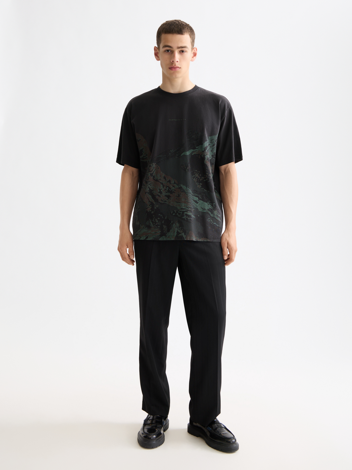 Over-dyed t-shirt - Scotch & Soda NZ