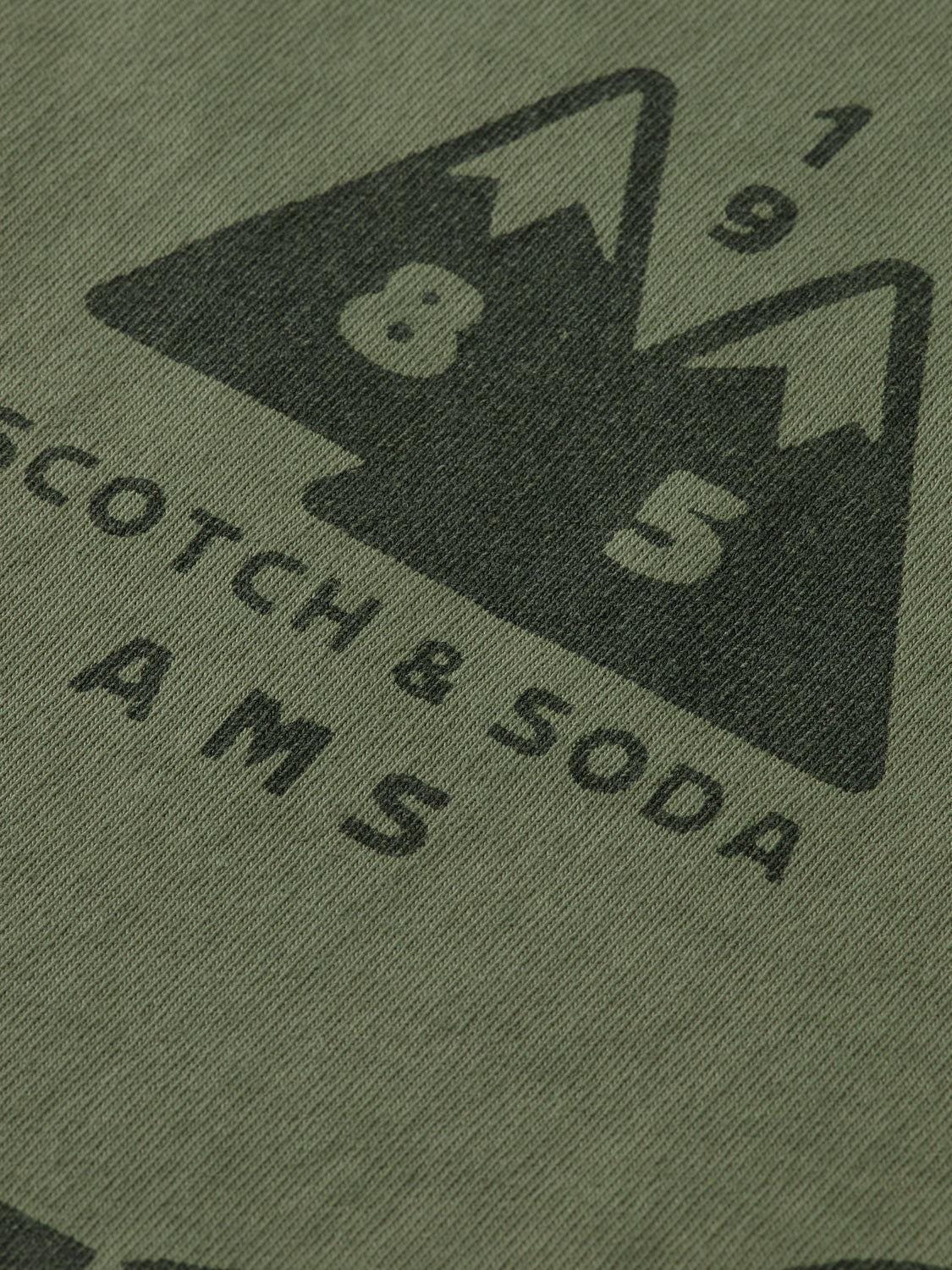 Garment-dyed t-shirt - Scotch & Soda NZ