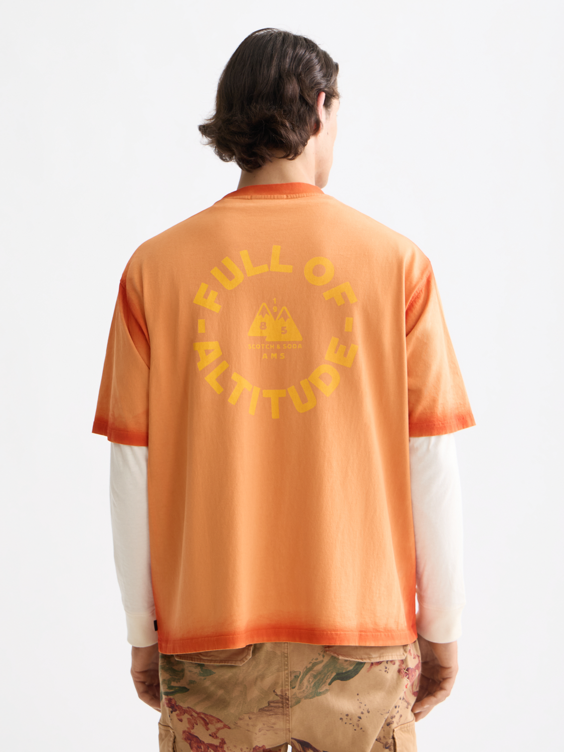 Garment-dyed t-shirt - Scotch & Soda NZ