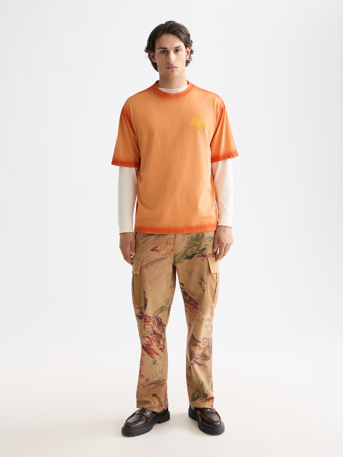 Garment-dyed t-shirt - Scotch & Soda NZ