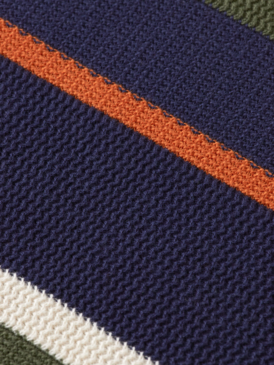 Knitted striped polo - Scotch & Soda NZ