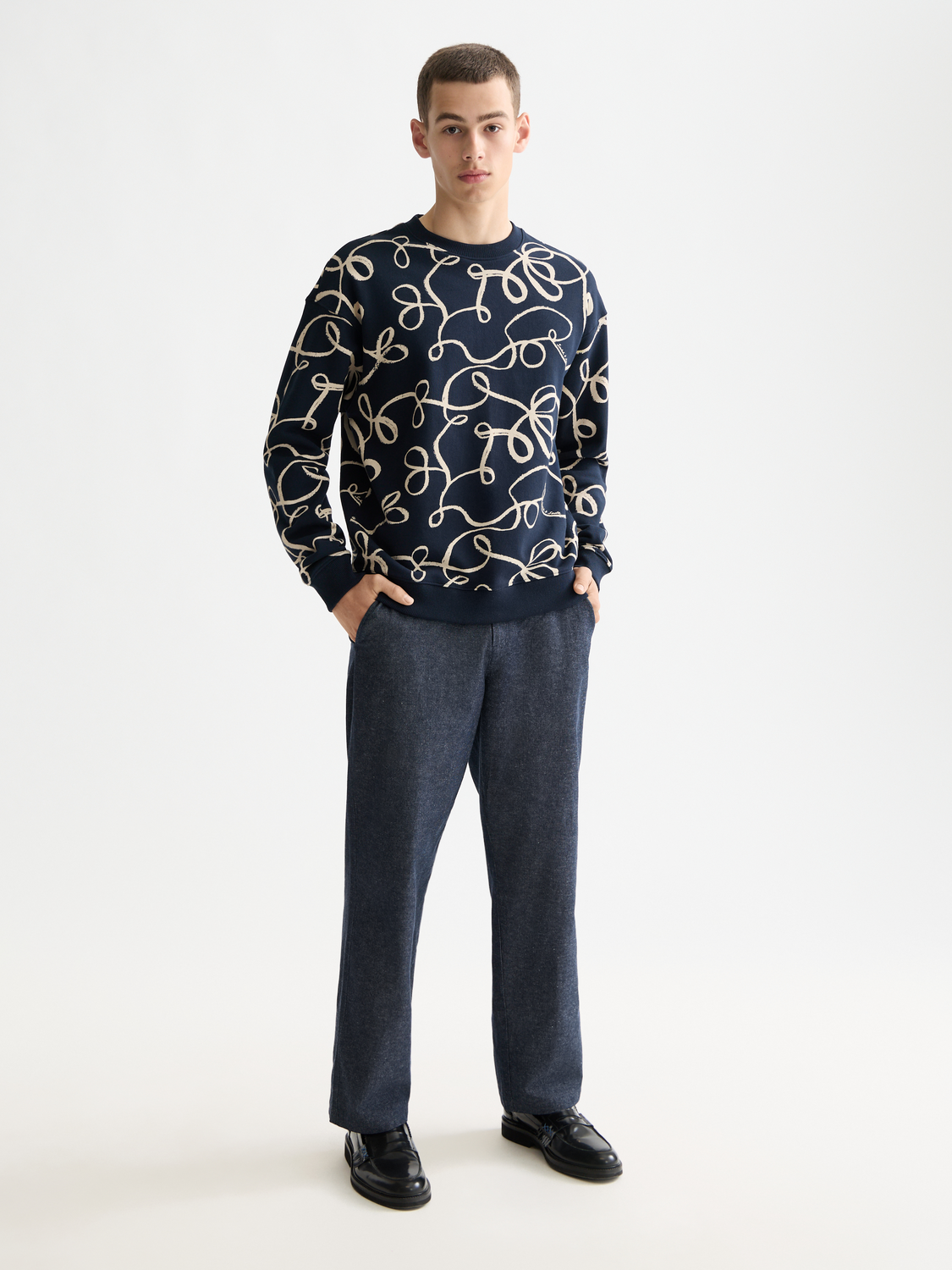 Printed sweatshirt from SCOTCH & SODA featuring a graphic design, soft fabric, and a comfortable fit.