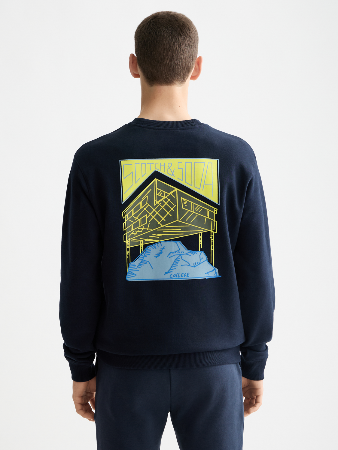 Artwork sweatshirt - Scotch & Soda NZ