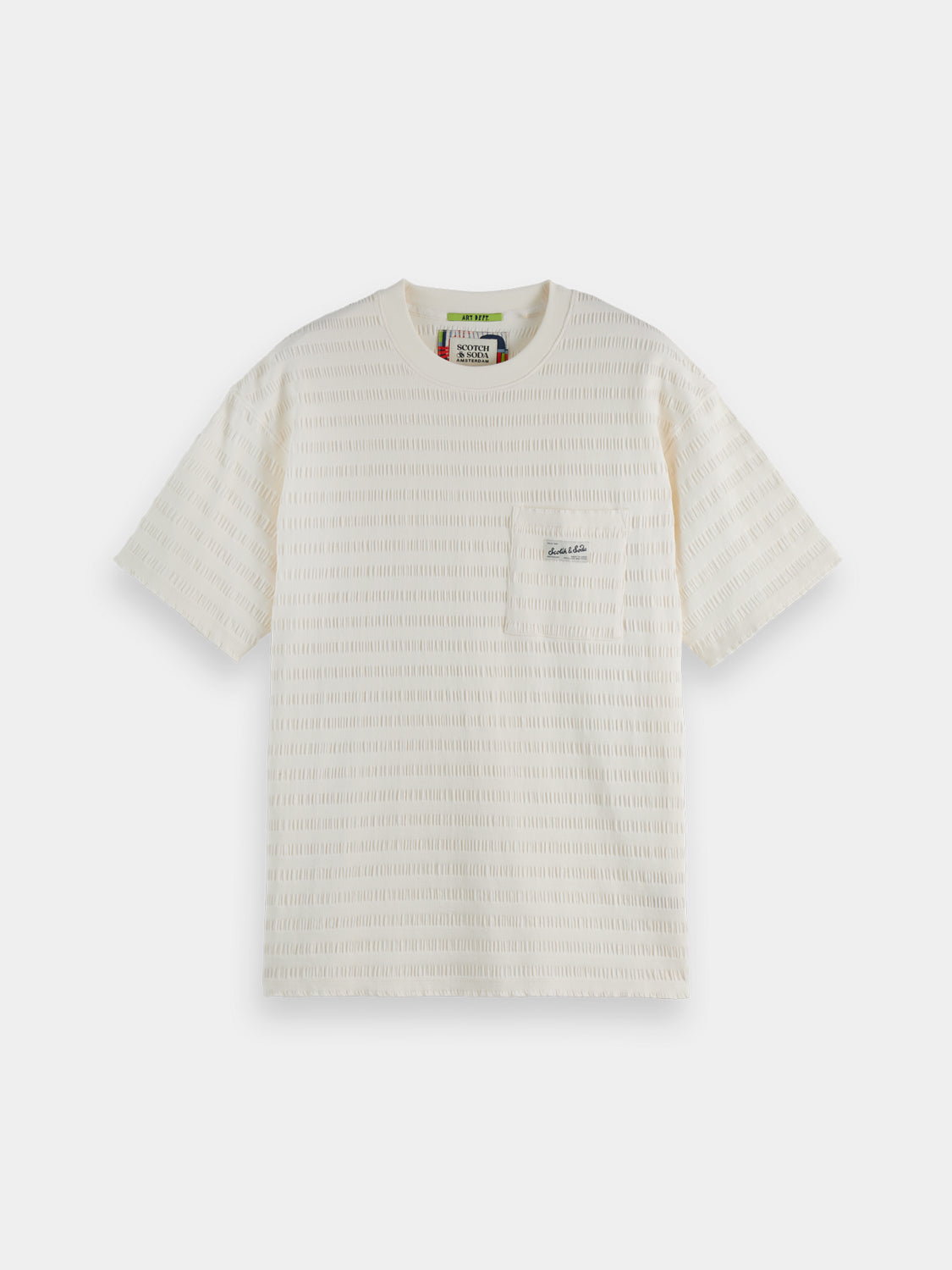 Textured t-shirt - Scotch & Soda NZ