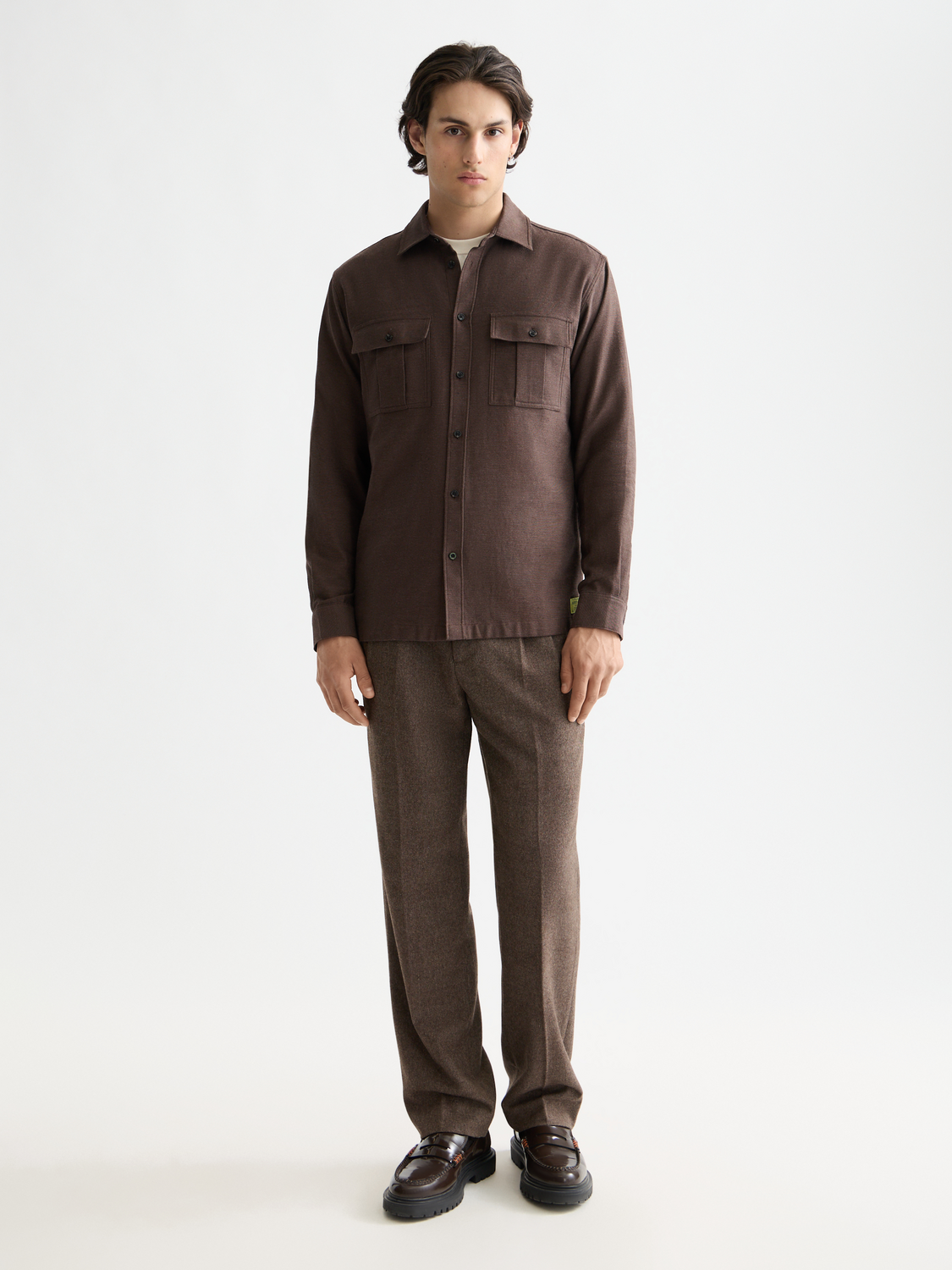 Melange shirt - Scotch & Soda NZ