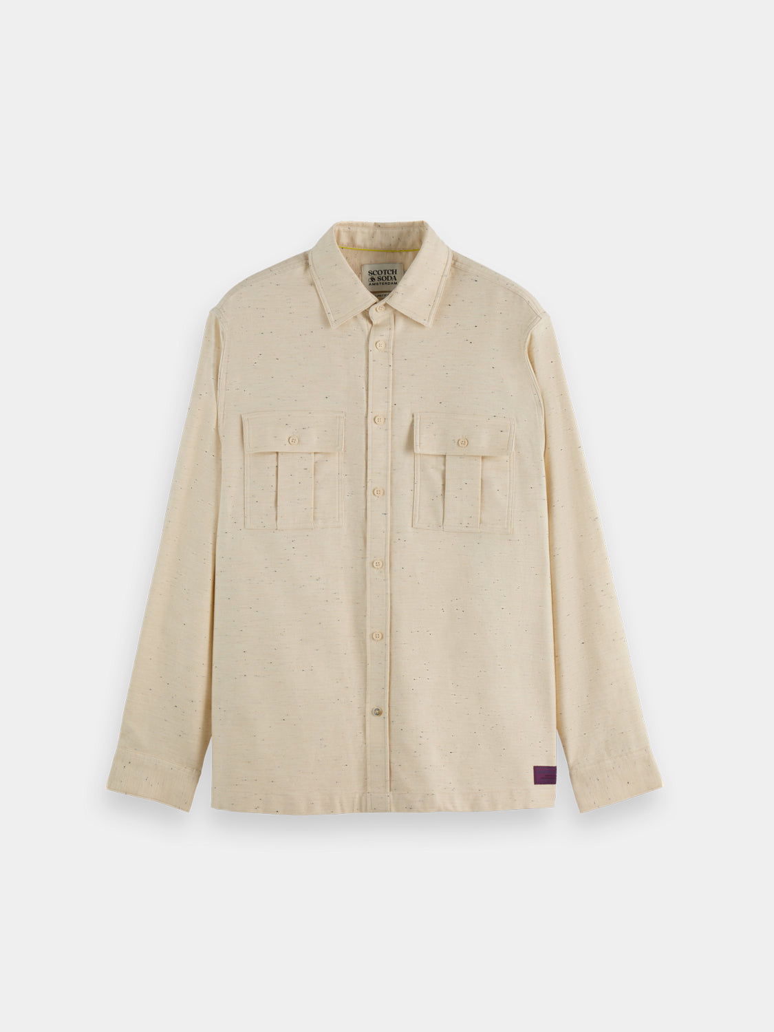 Melange shirt - Scotch & Soda NZ