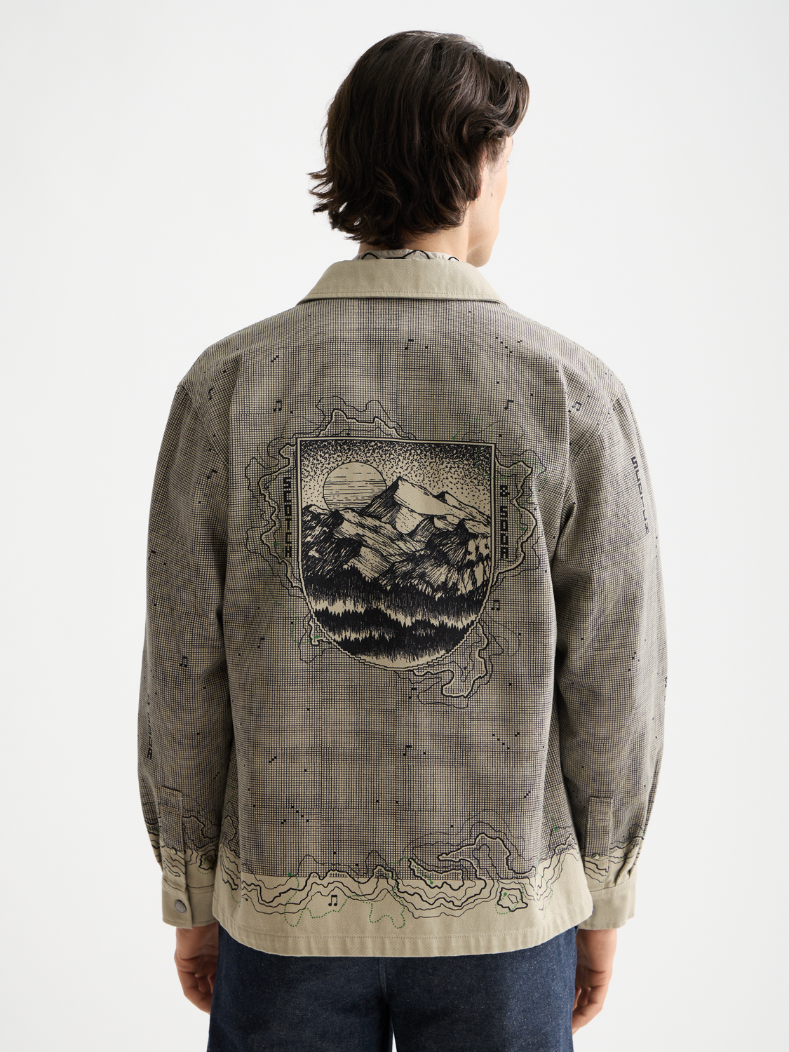 Placement graphic overshirt - Scotch & Soda NZ