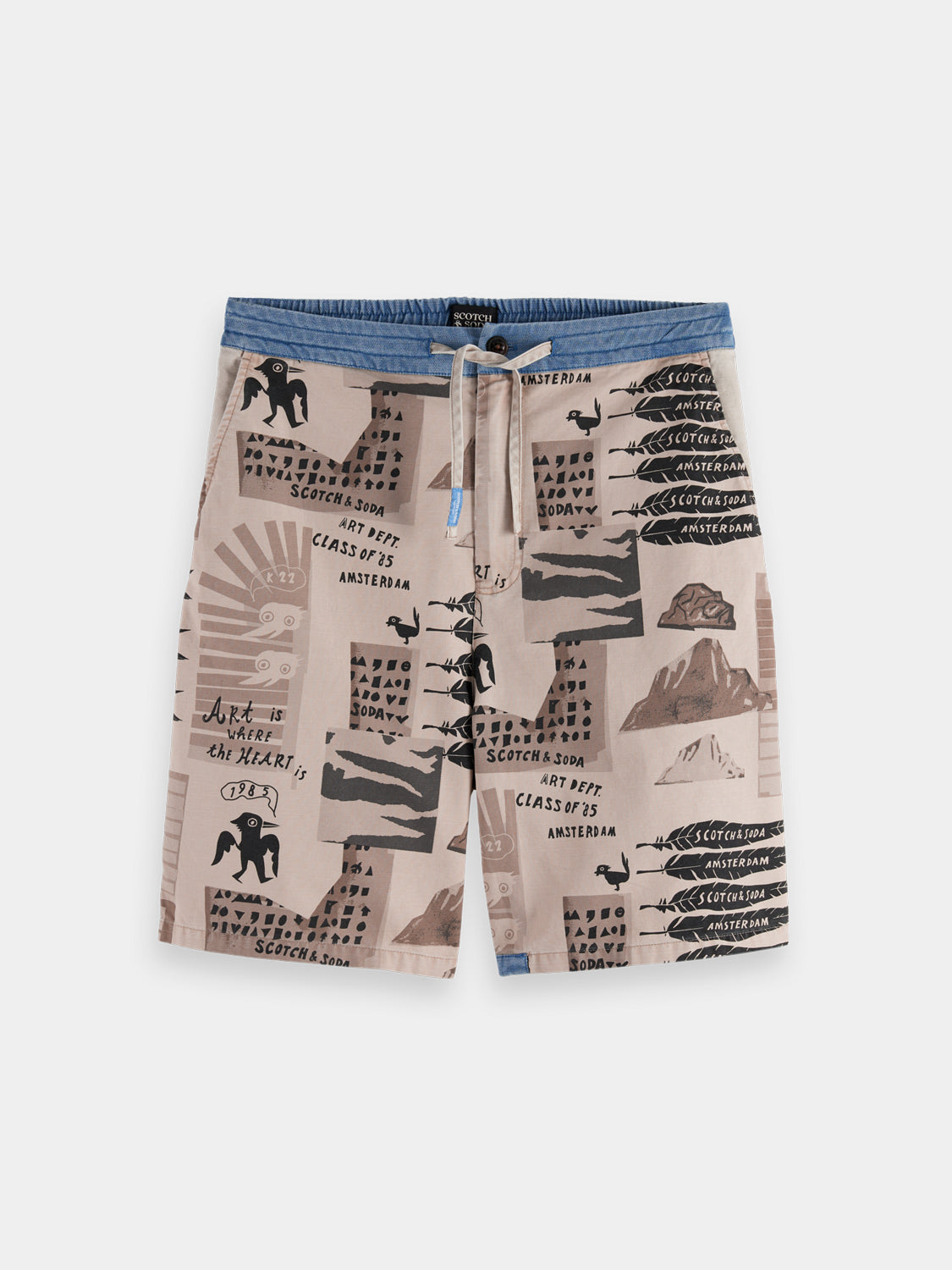 Fave printed shorts - Scotch & Soda NZ