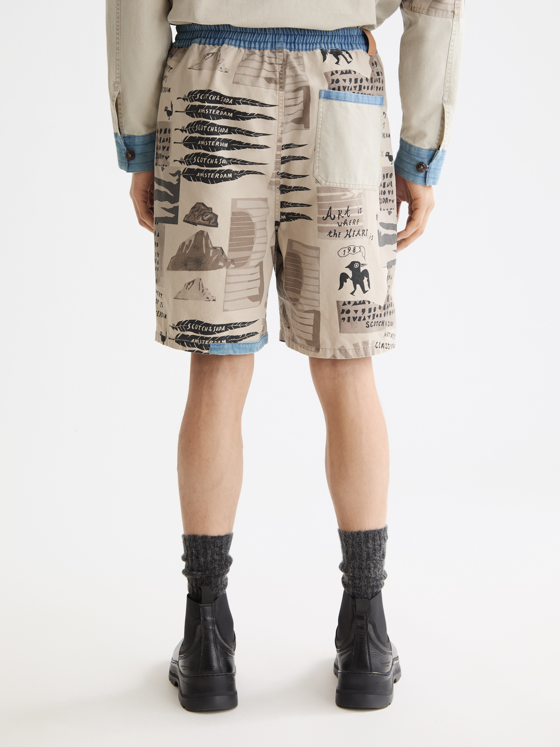 Fave printed shorts - Scotch & Soda NZ