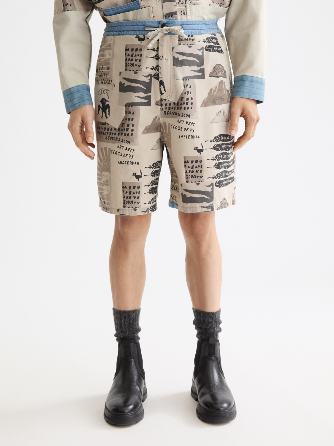 Fave printed shorts - Scotch & Soda NZ